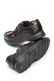 Kickers Youth Reasan Strap Leather Black Shoes - Image 3 of 4