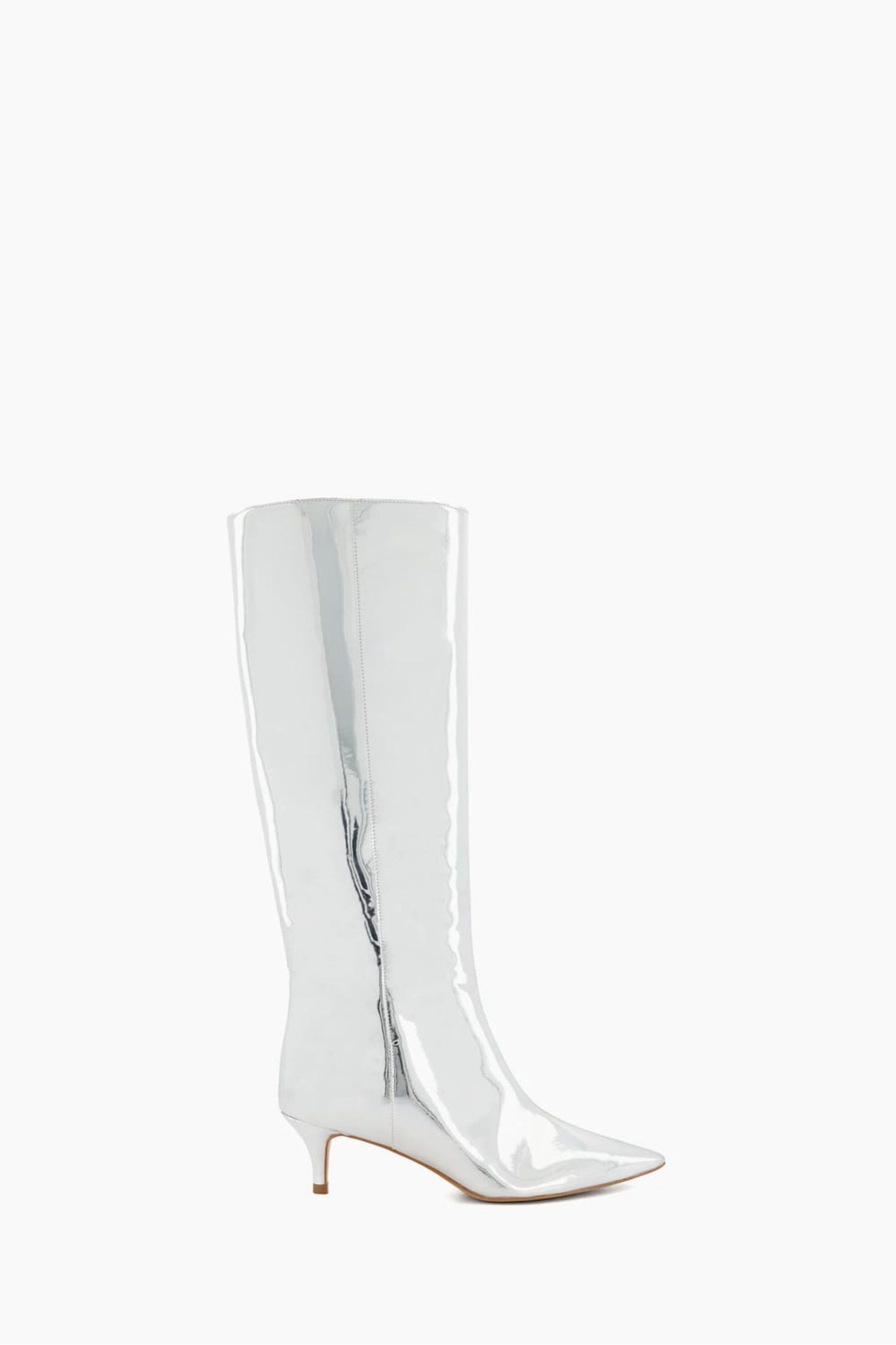 Dune silver boots deals