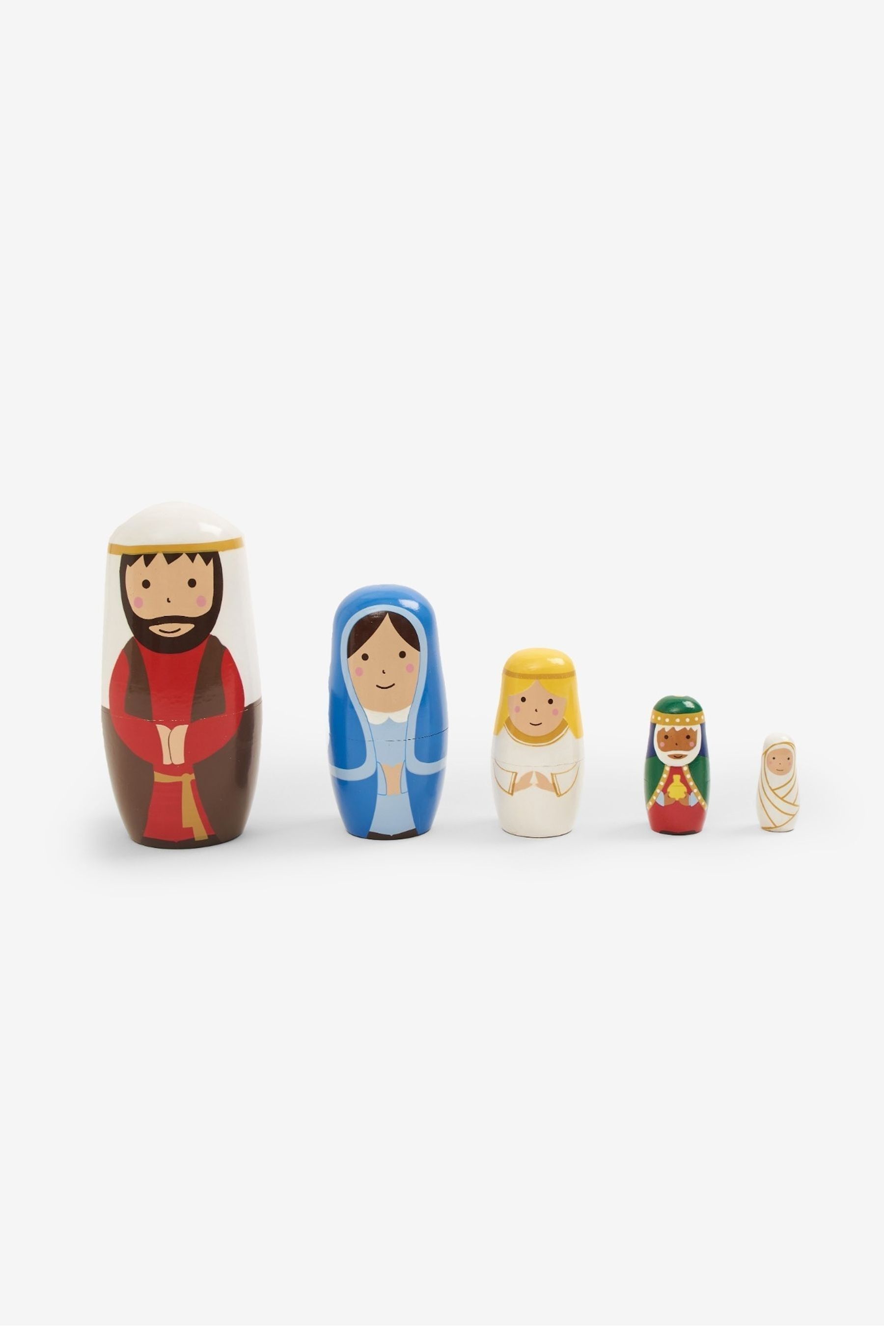 Buy JoJo Maman B b Nativity Wooden Nesting Dolls from the Next UK