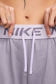 Nike Purple Dri-FIT Attack Fitness Mid Rise 5" Unlined Shorts - Image 6 of 7