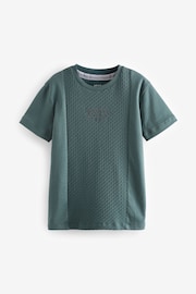 Mineral Embroidery Textured Short Sleeve T-Shirt (3-16yrs) - Image 1 of 3