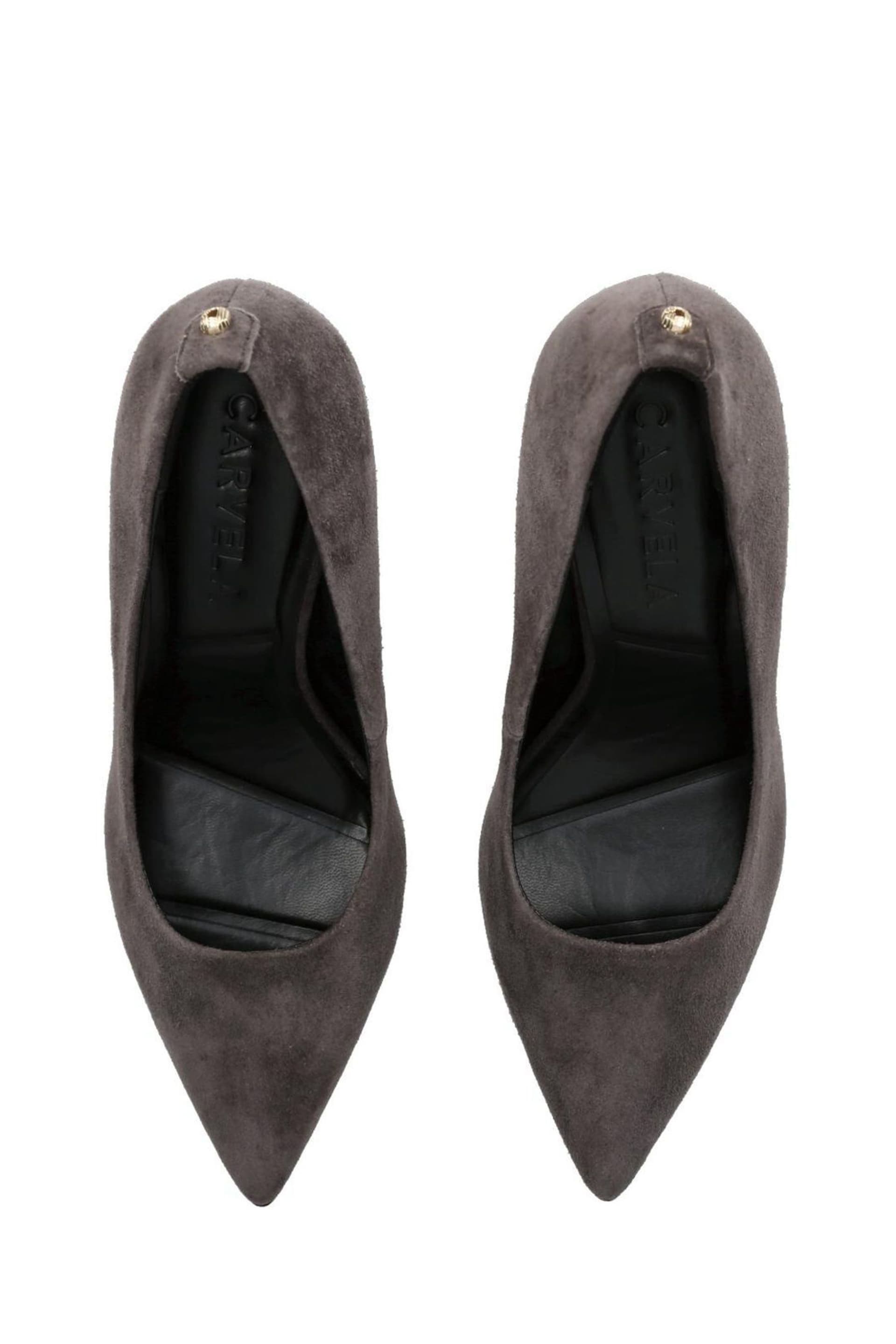 Carvela Grey Classique 90 Shoes - Image 4 of 5