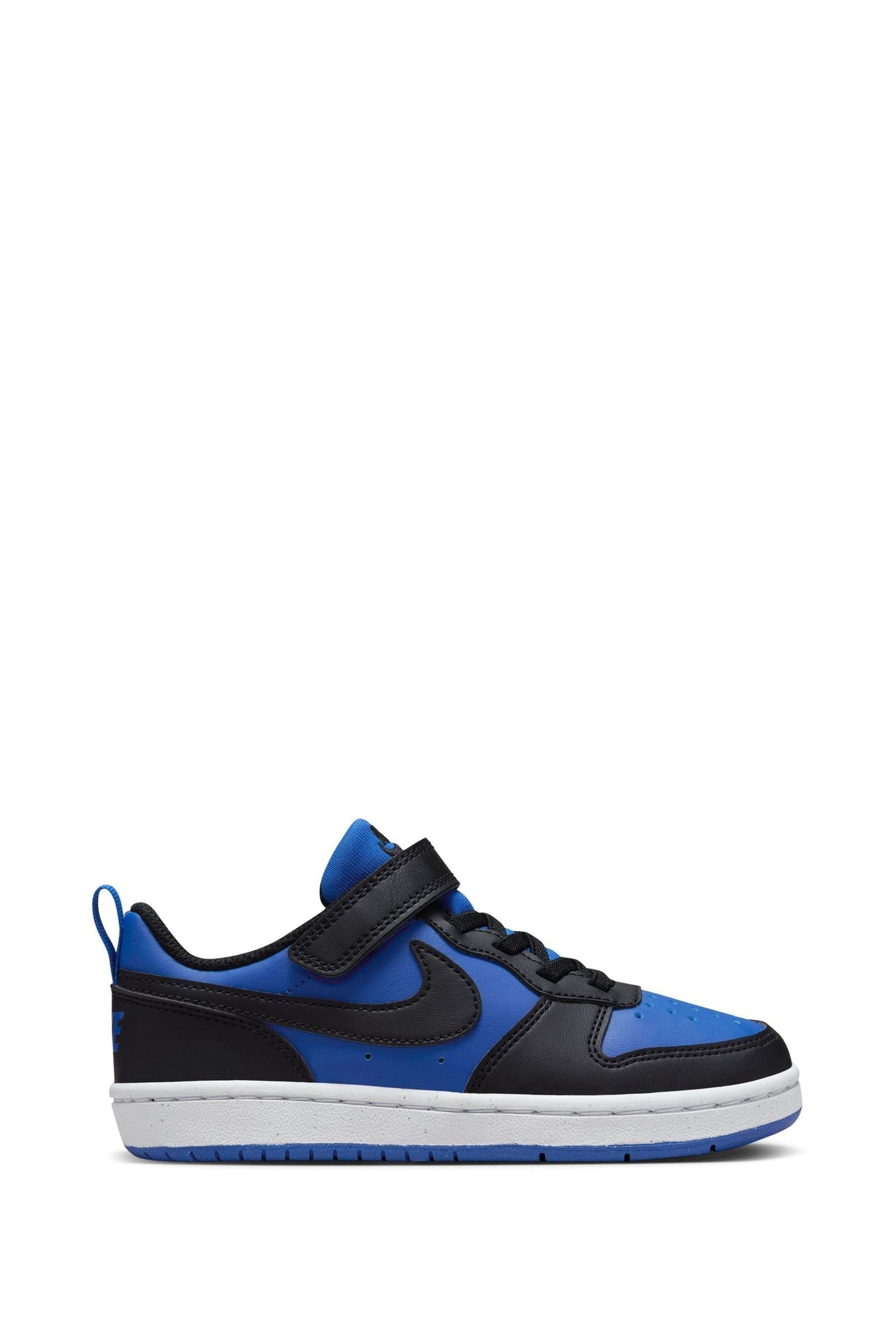 Buy Nike Blue Black Junior Court Borough Low Recraft Trainers from the Next UK online shop