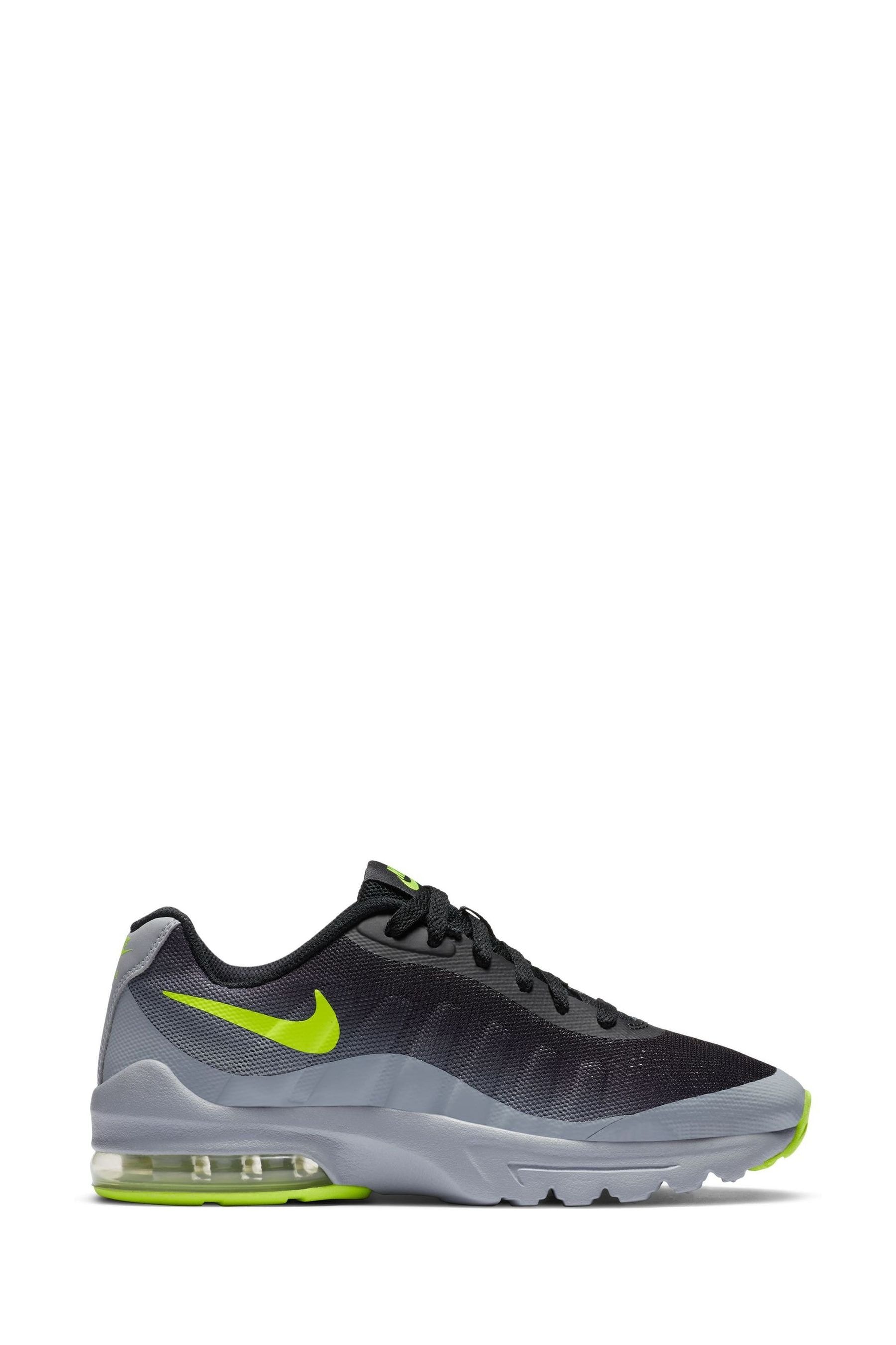 Buy Nike Black Lime Youth Air Max Invigor Trainers from the Next UK online shop