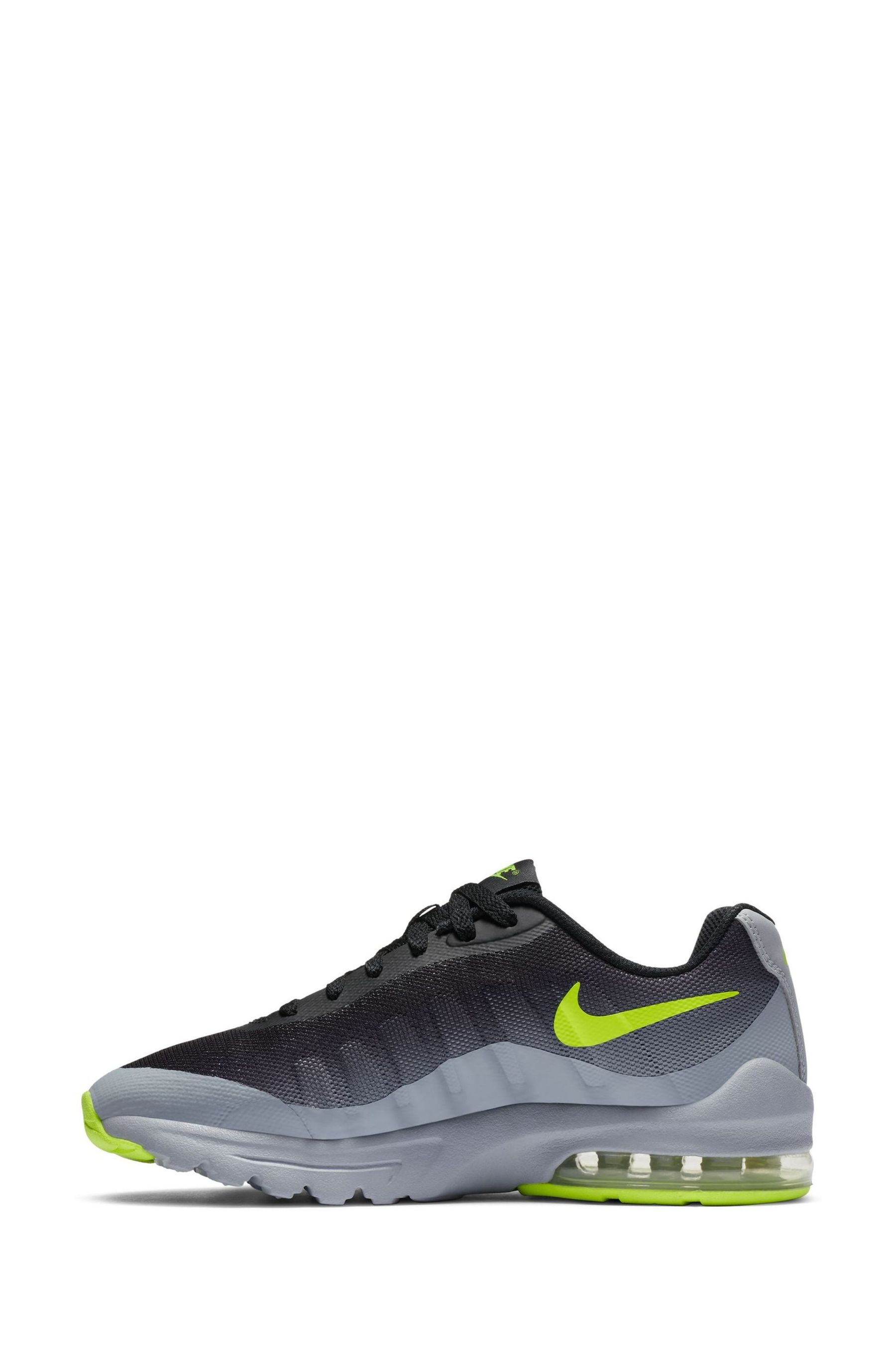 Buy Nike Black Lime Youth Air Max Invigor Trainers from the Next UK online shop