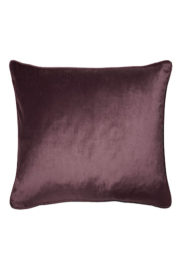 Laura Ashley Grape Purple Nigella Feather Cushion