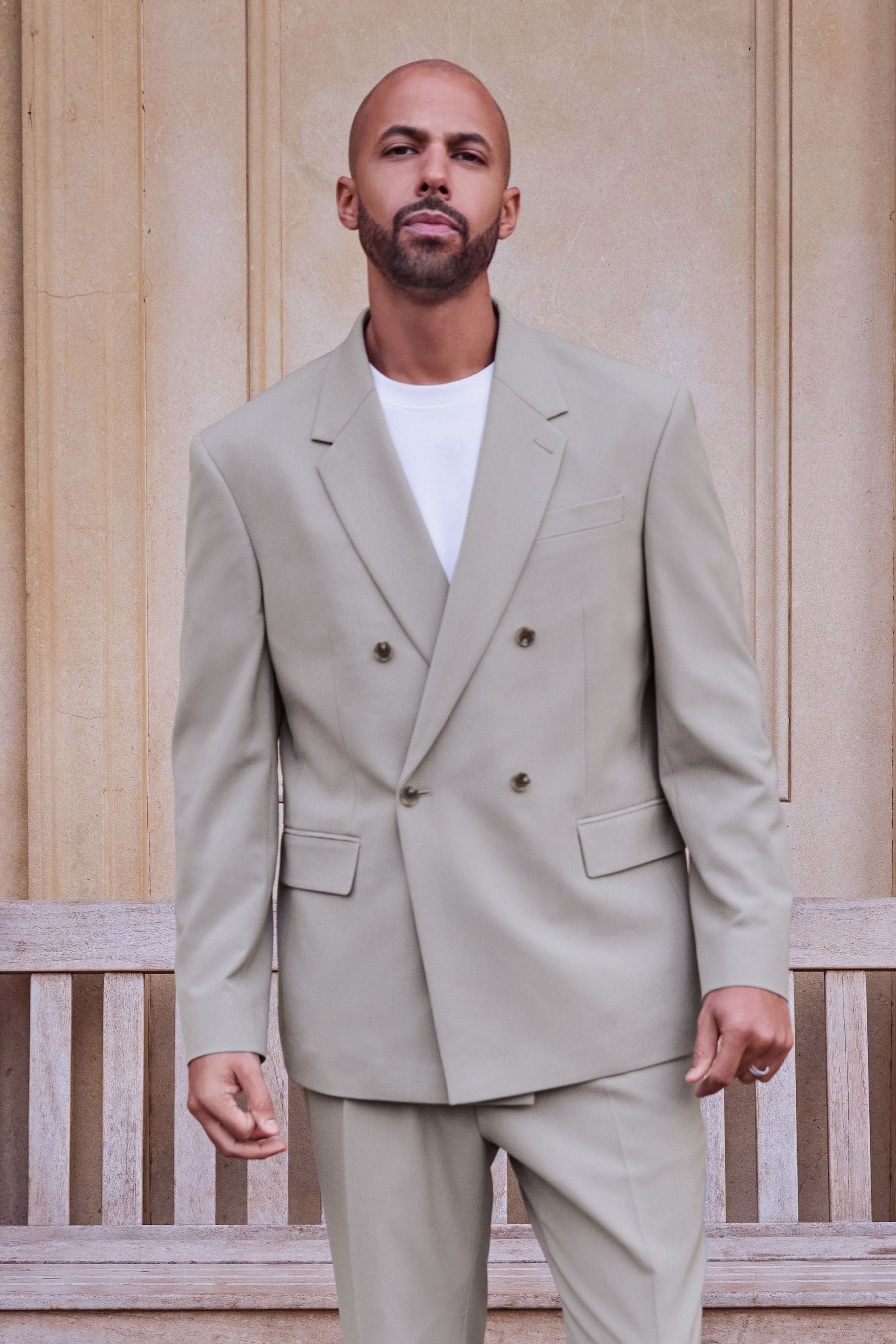Grey stretch blazer sale