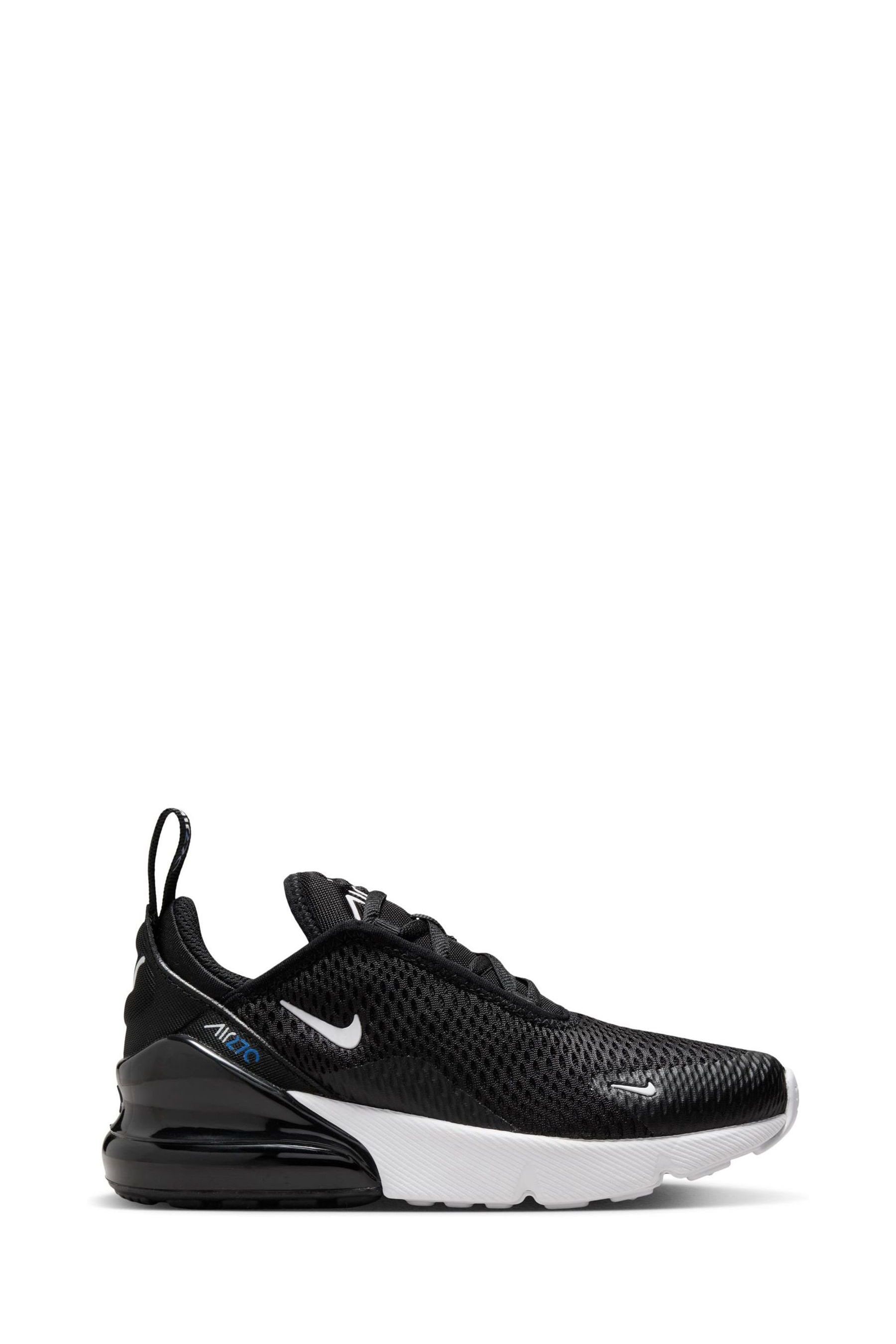 Buy Nike White Black Air Max 270 Junior Trainers from Next Luxembourg