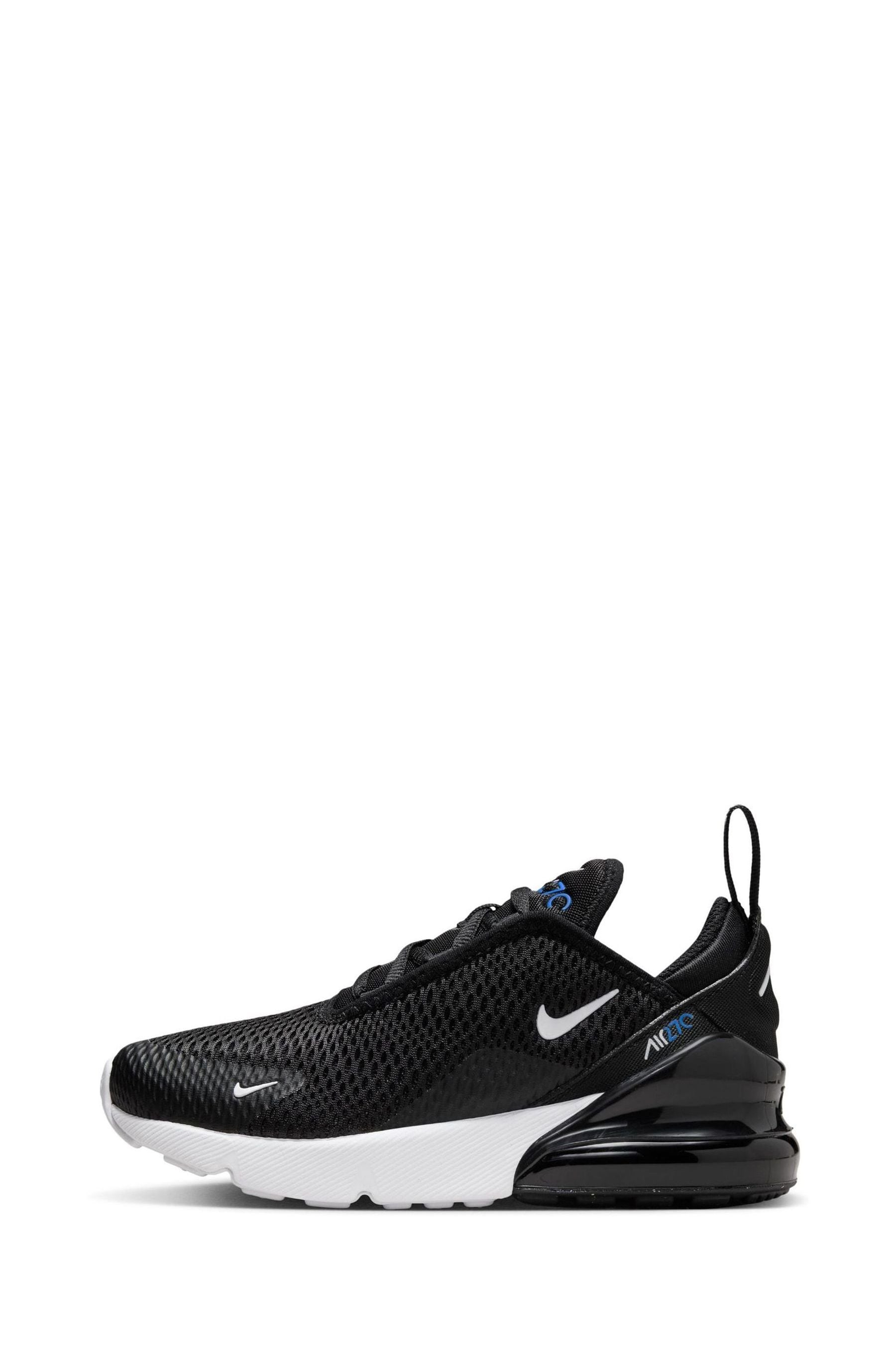 Buy Nike White Black Air Max 270 Junior Trainers from Next France