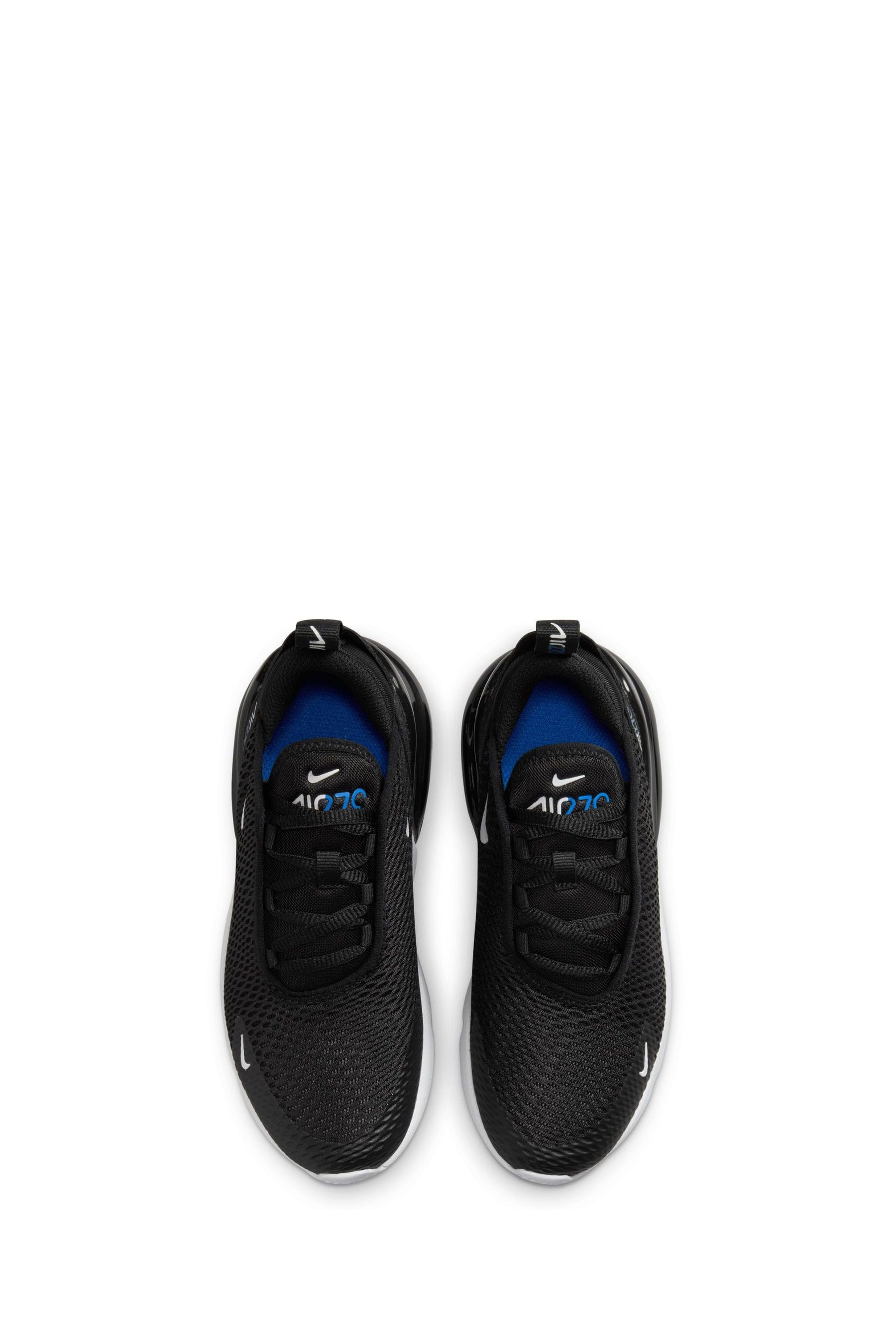 Junior air max 270 trainer black / hero blue / royal outlet
