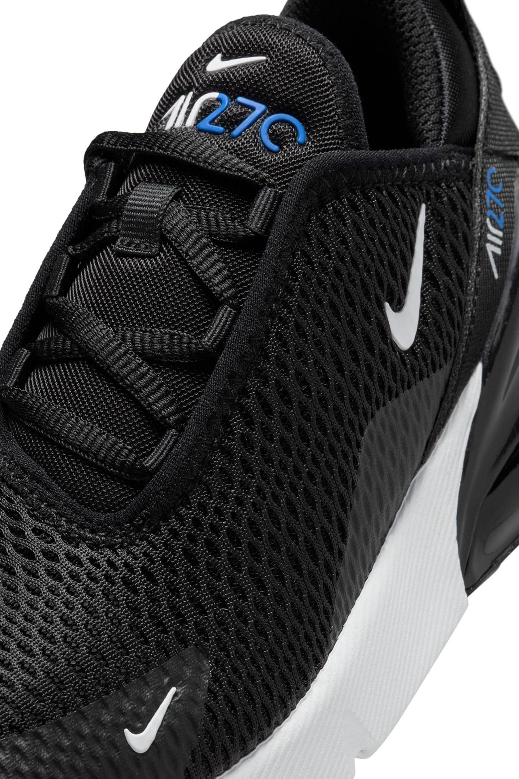 Black and white nike 270 junior store