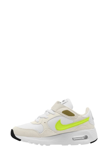 Nike Yellow/White Junior Air Max SC Trainers
