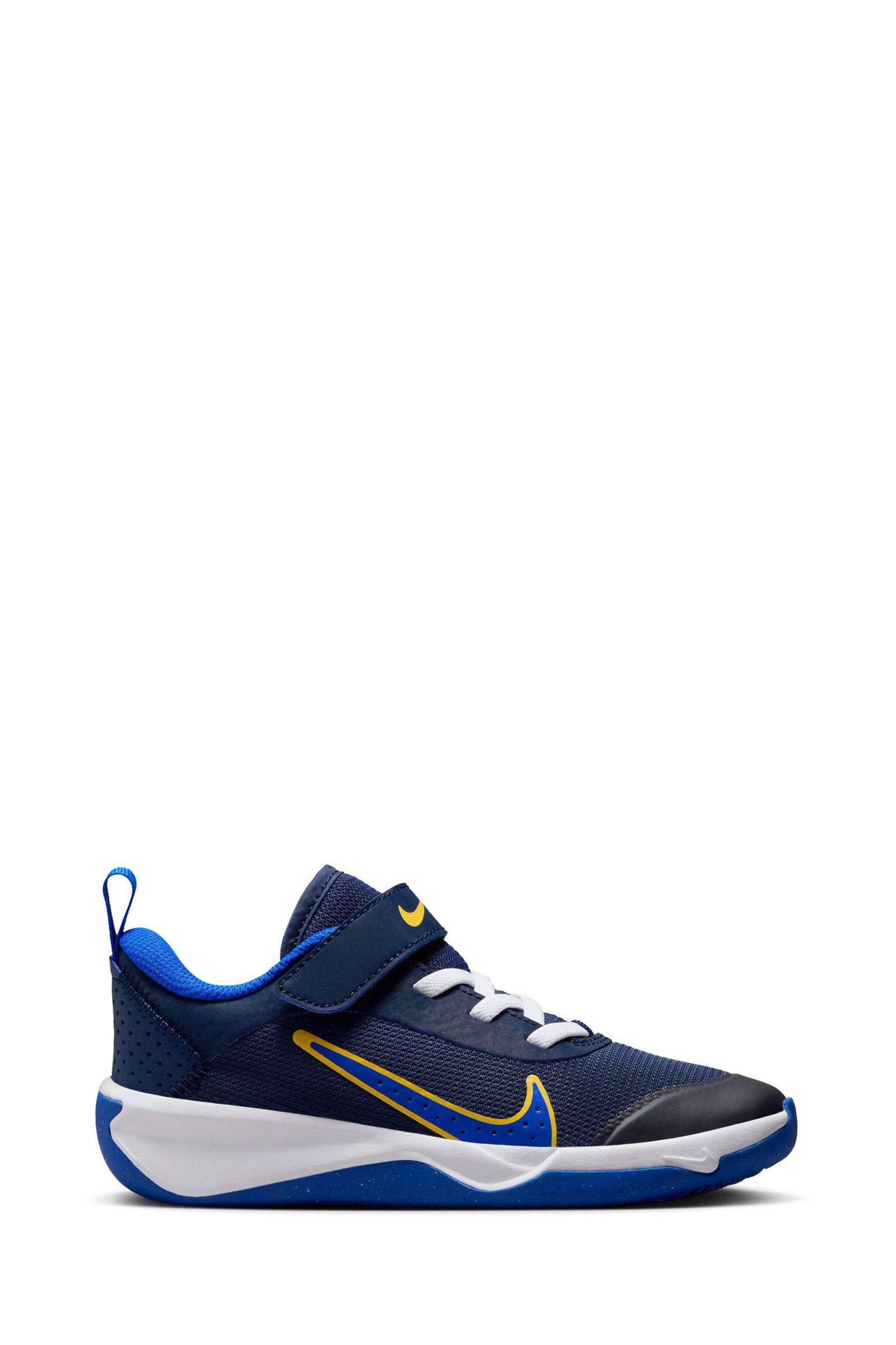 Kids navy nike trainers discount