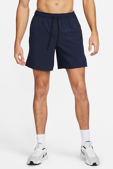 Nike Navy Dri-FIT Unlimited 7 Inch Training Shorts