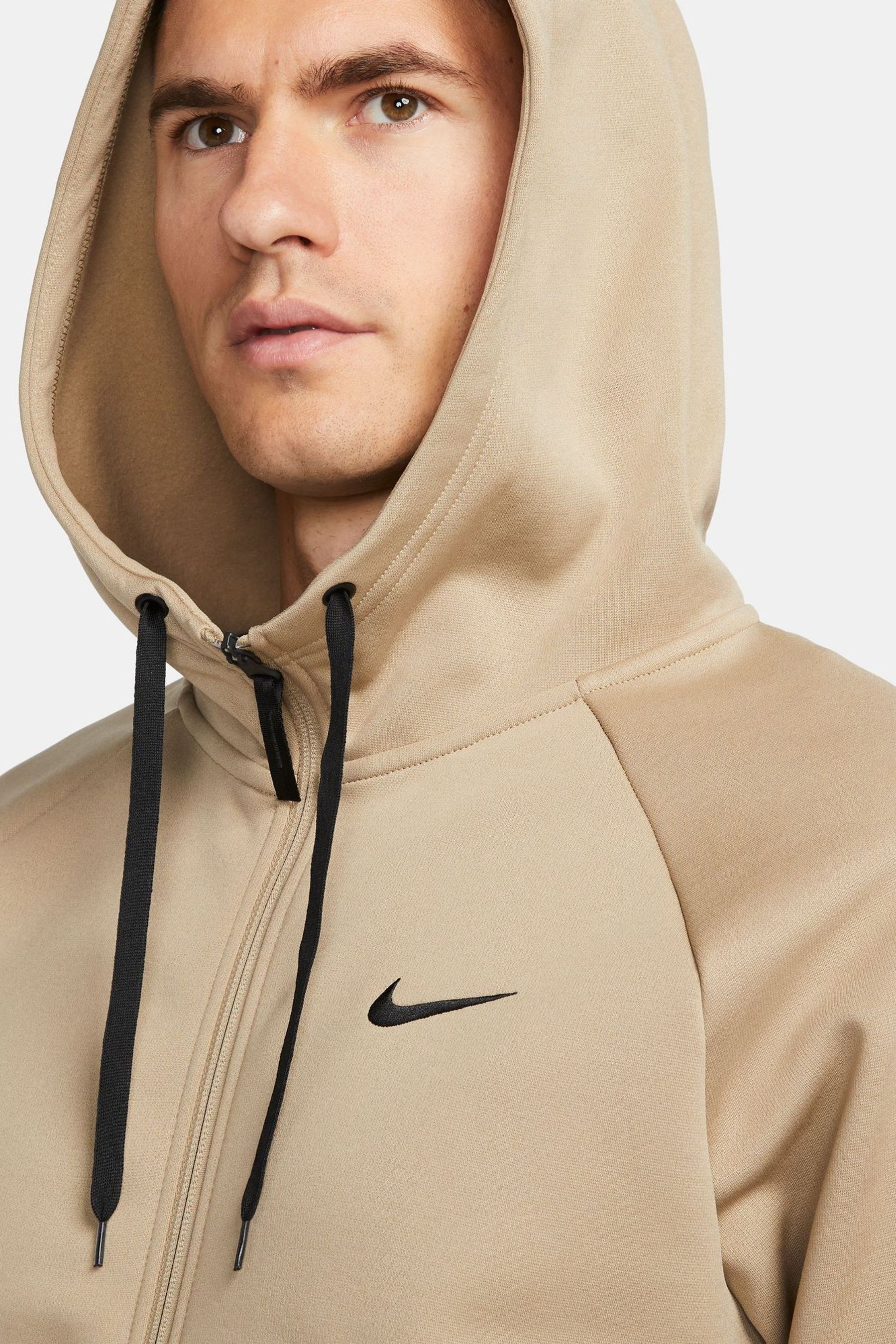 Buy Nike Khaki Therma FIT Zip Up Training Hoodie from the Next UK online shop
