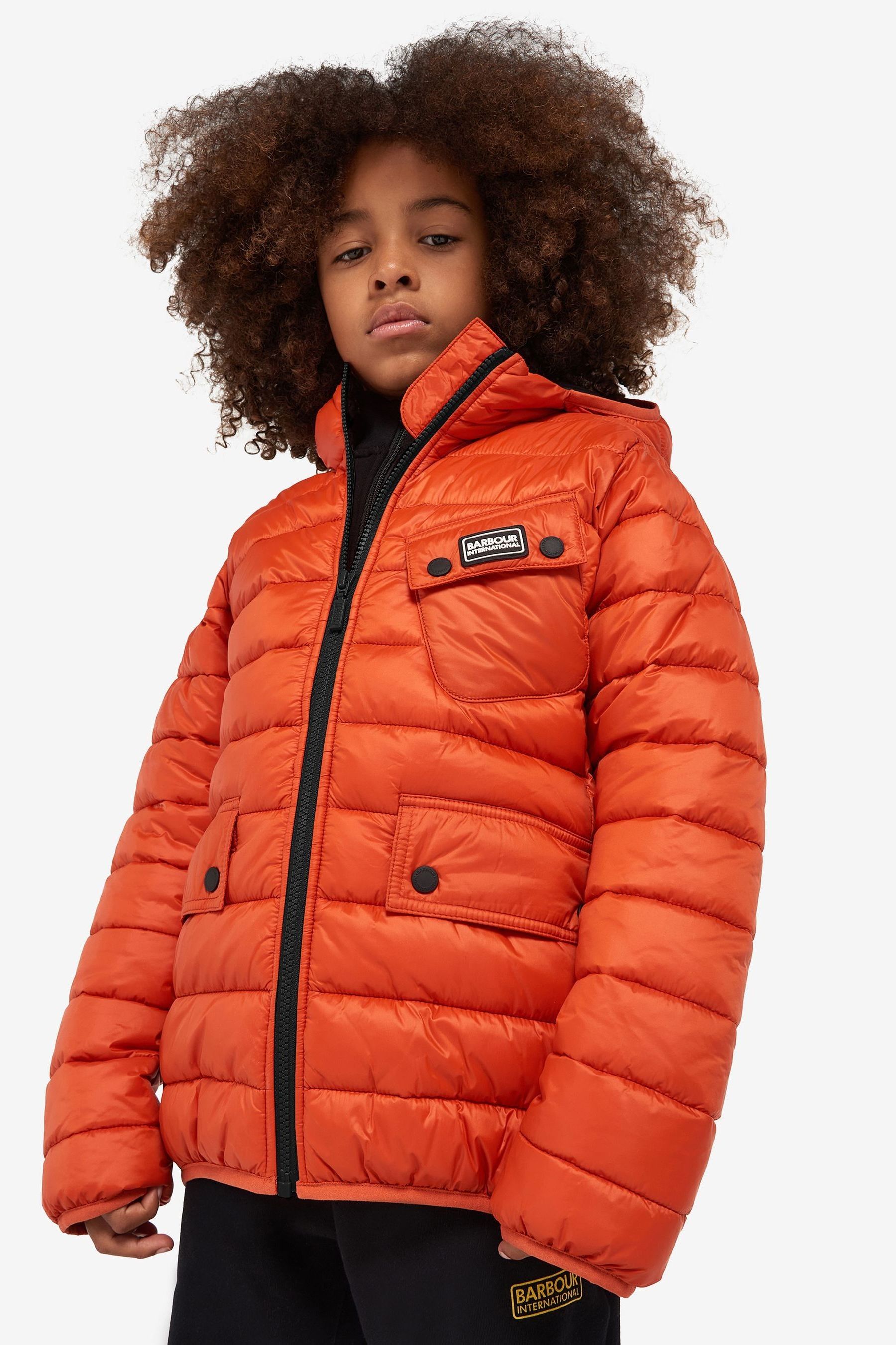 Barbour international kids Orange outlet