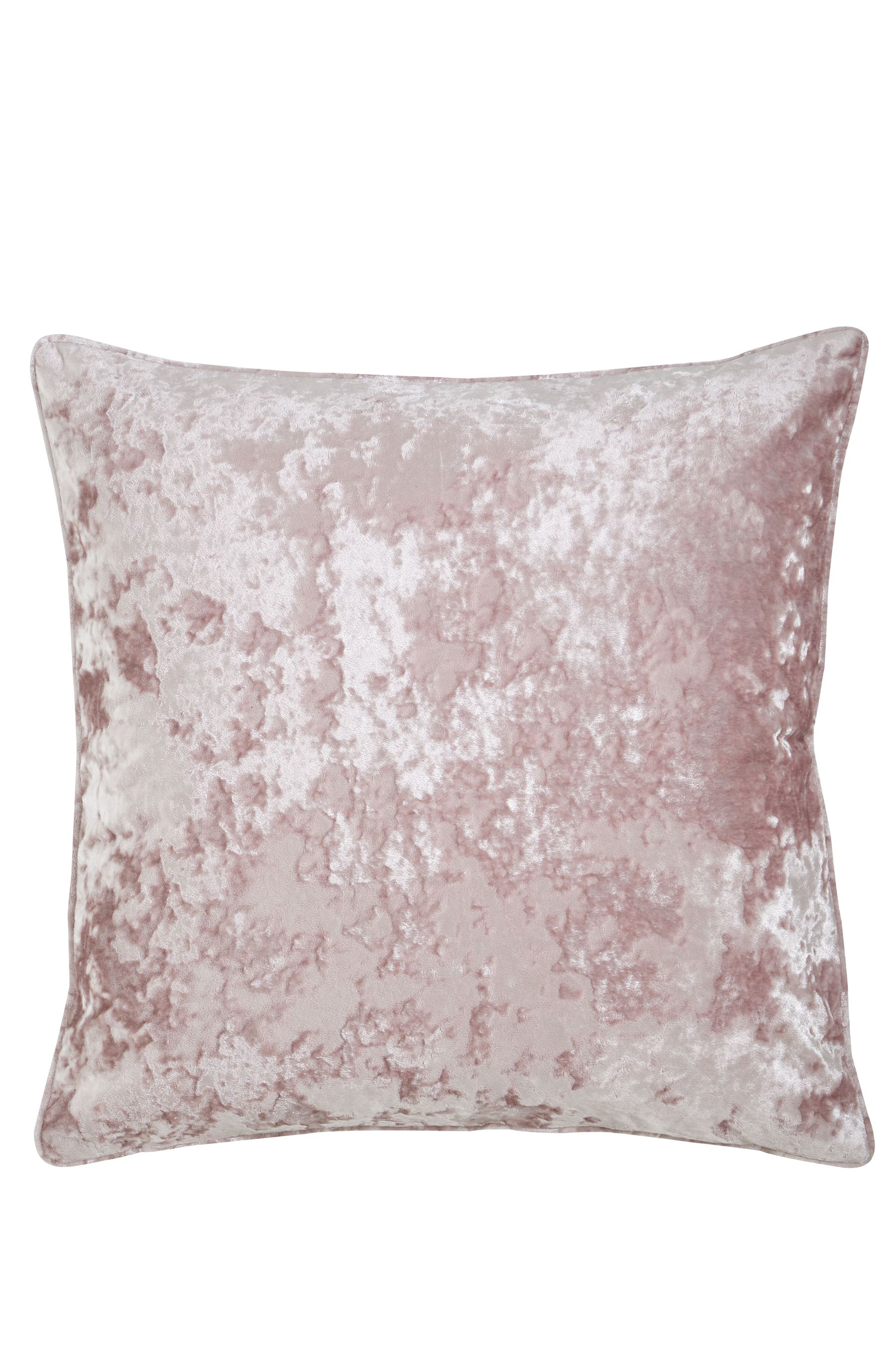 Blush pink sales crushed velvet cushions