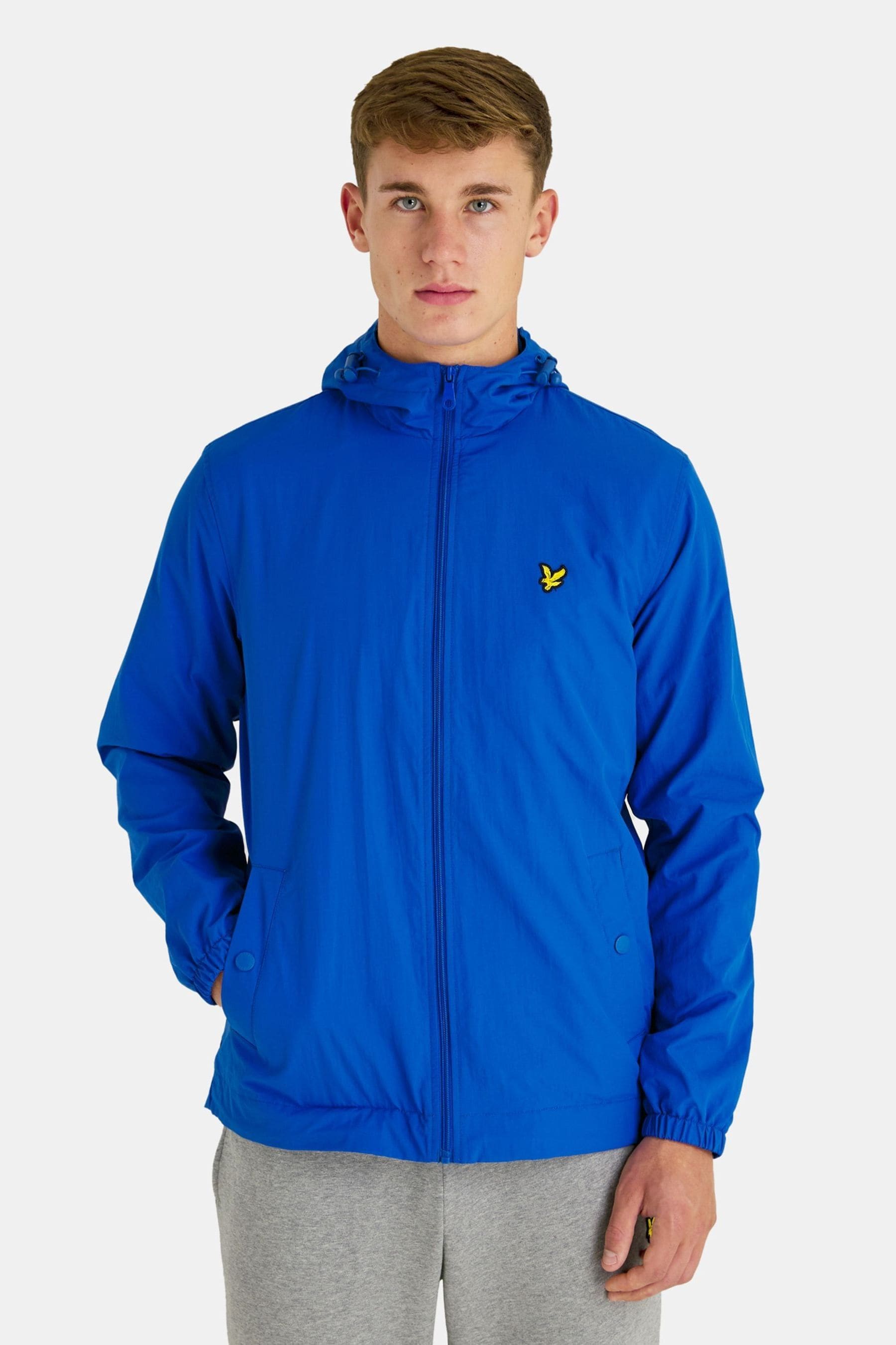 Lyle & scott zip through hooded jacket sale