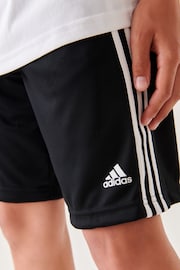 adidas White Chrome Sportswear Train Essentials Aeroready 3-Stripes Regular-Fit Training Set - Image 4 of 5