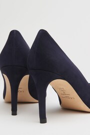 LK Bennett Floret Suede Pointed Toe Courts - Image 5 of 5