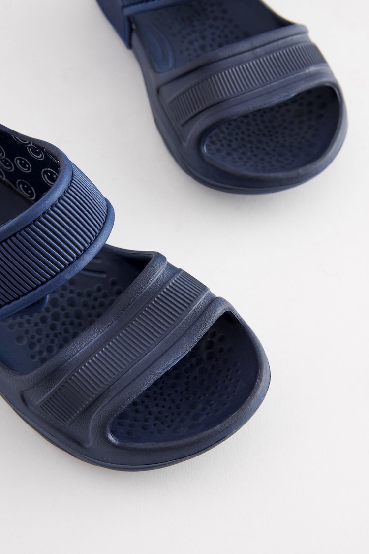 Navy Blue Pool Sliders - Image 9 of 9