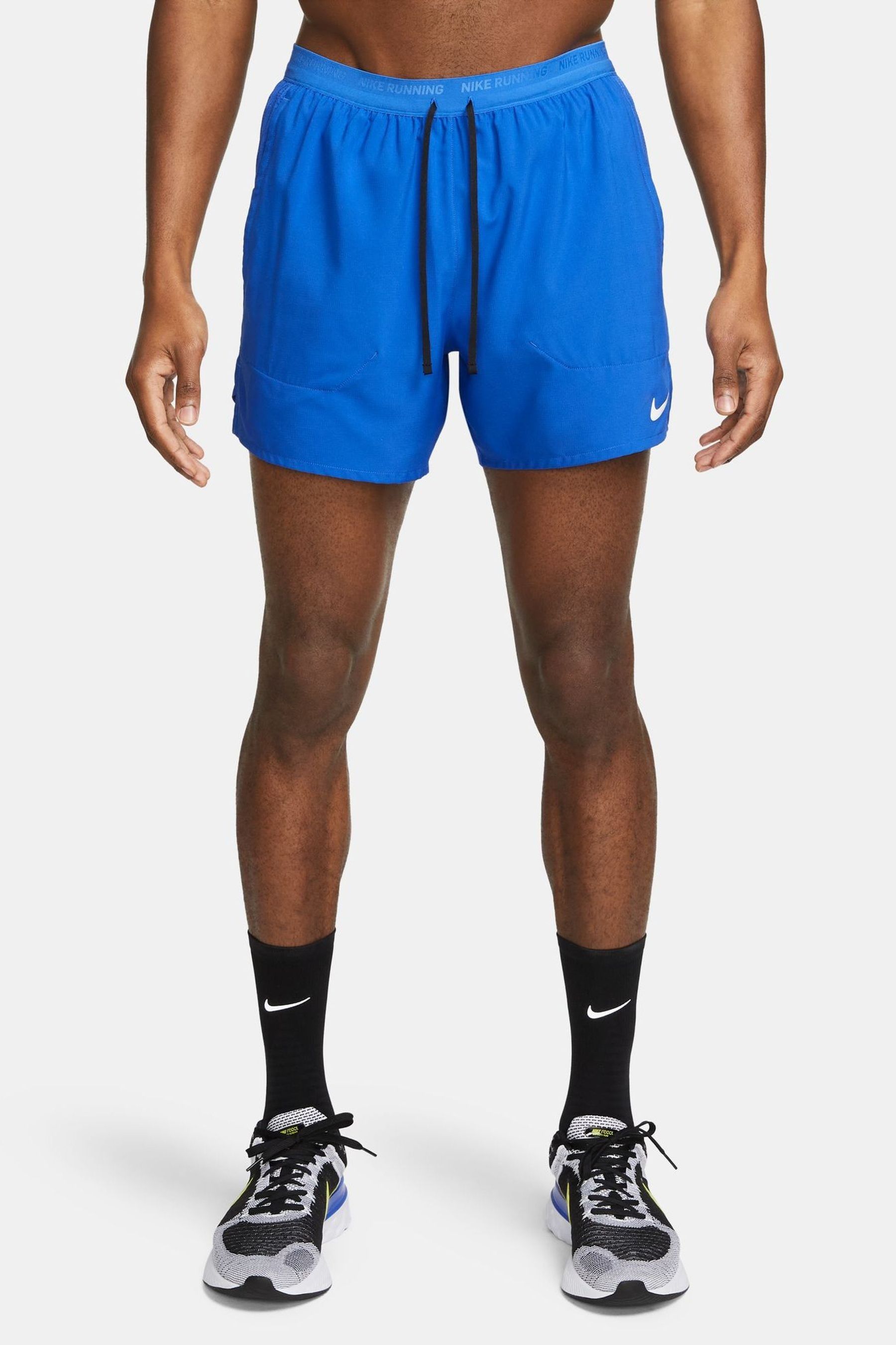 Buy Nike Game Blue Dri FIT Stride 5 Inch Running Shorts from Next Luxembourg