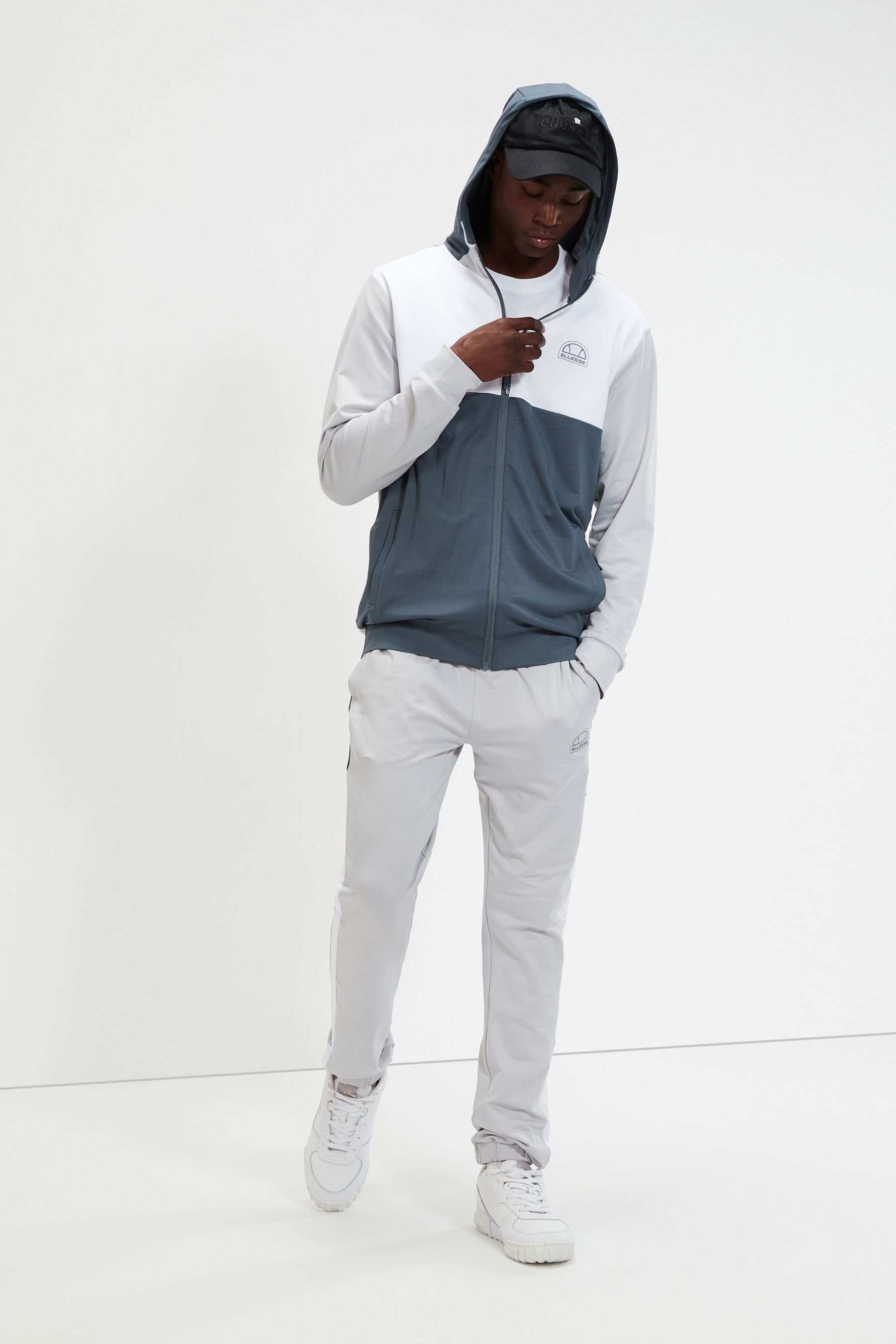 Ellesse blue and white jacket top