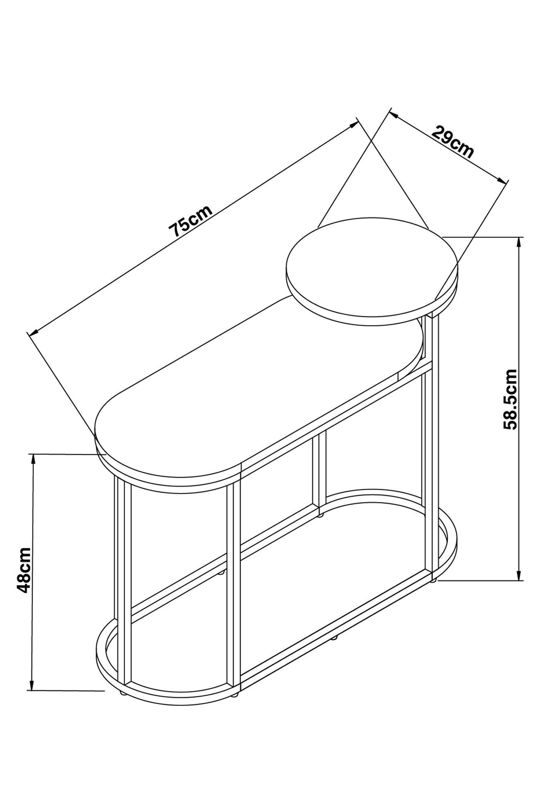 Bronx tiered side table new arrivals