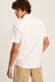 Joules Oxford White Short Sleeve Classic Fit Shirt - Image 2 of 7