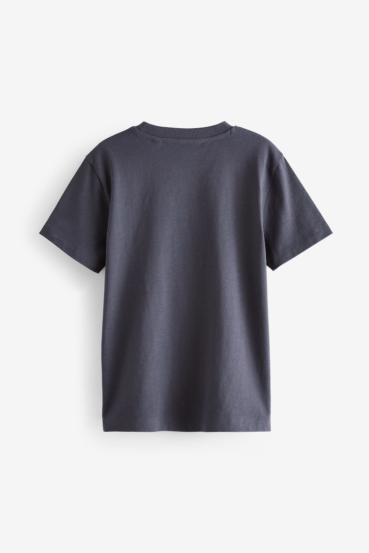 Grey Football Boot - 100% Cotton Short Sleeve Graphic T-Shirt (3-16yrs) - Image 2 of 3