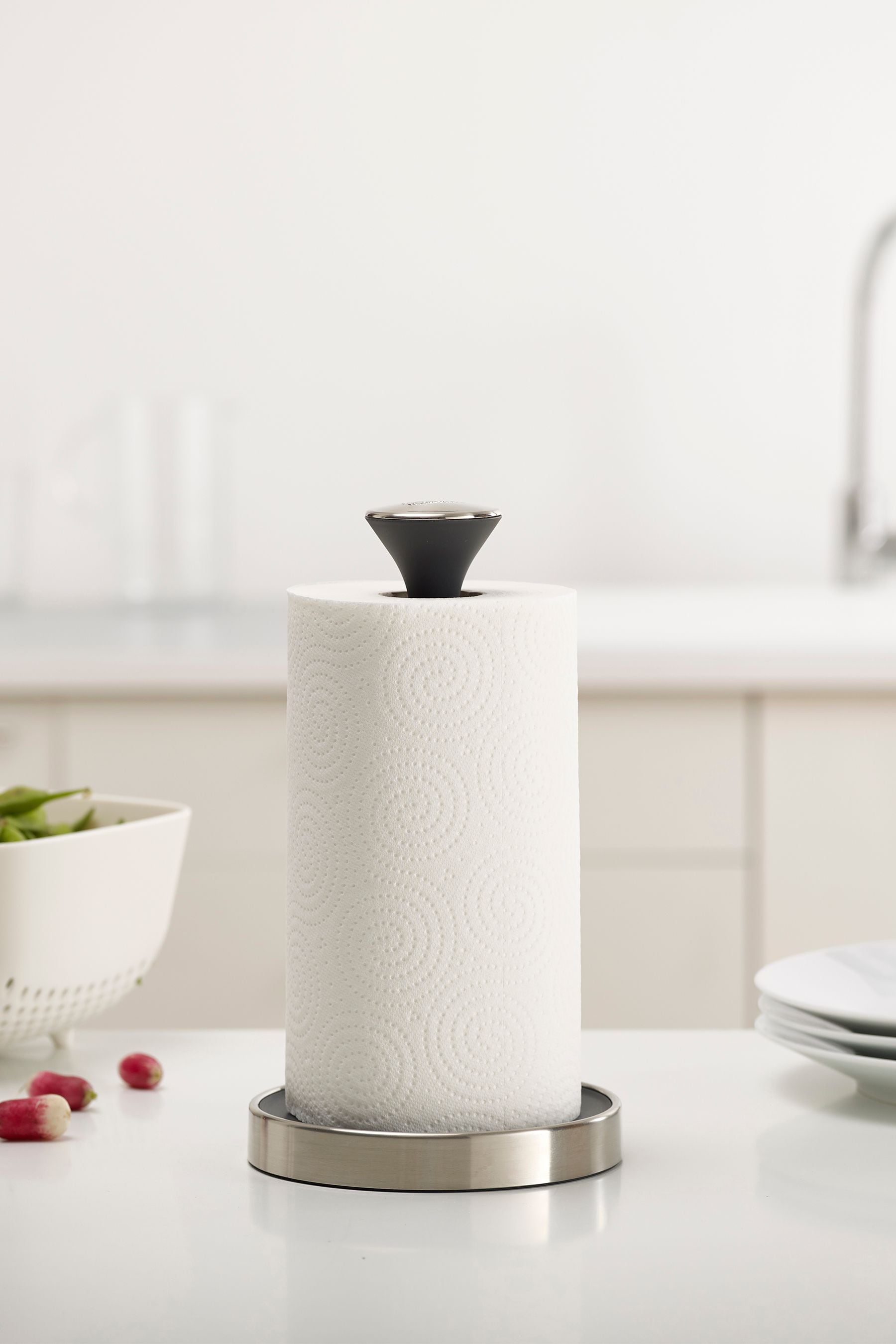 Push and tear kitchen roll holder shop