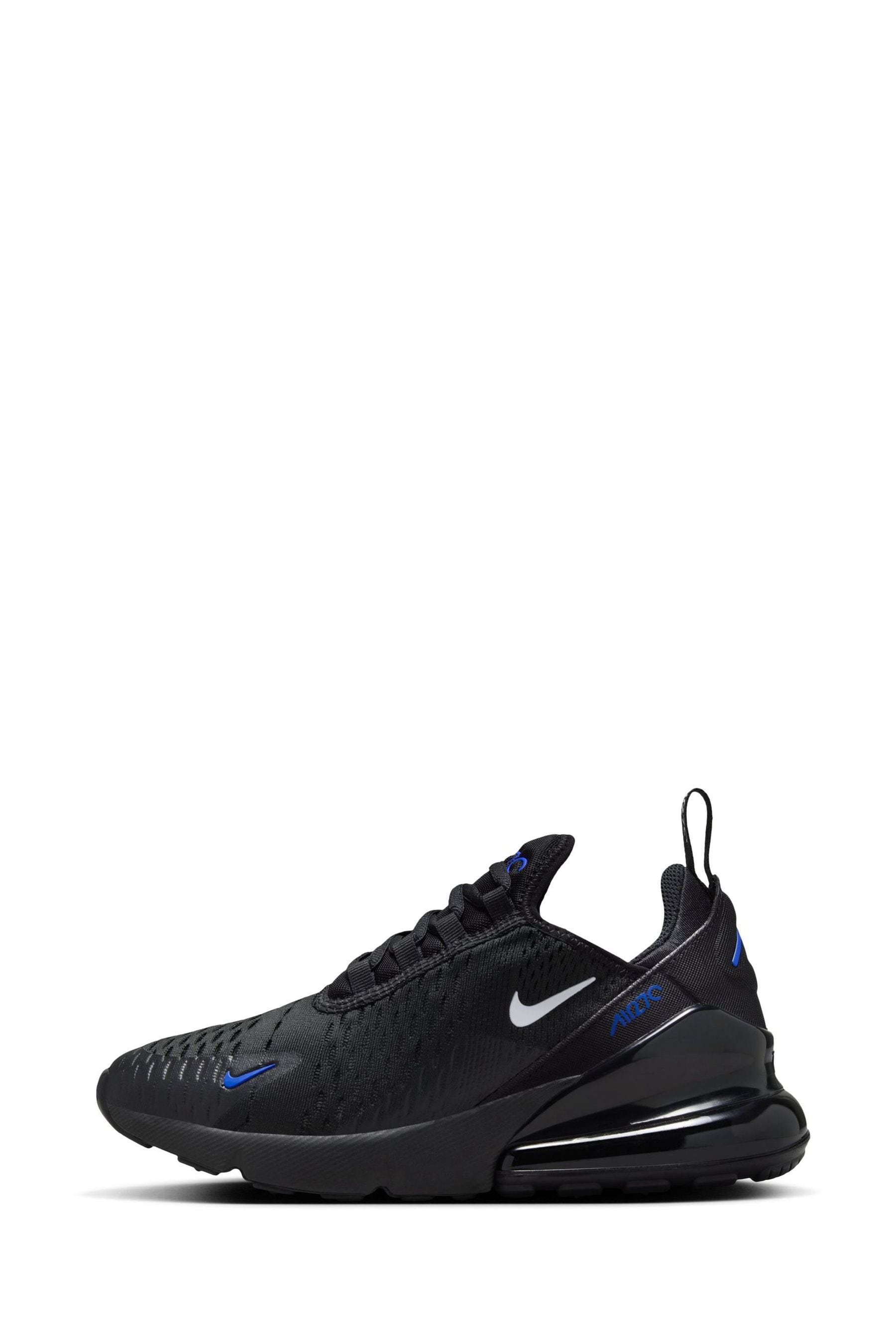 Nike air force 270 black outlet and blue