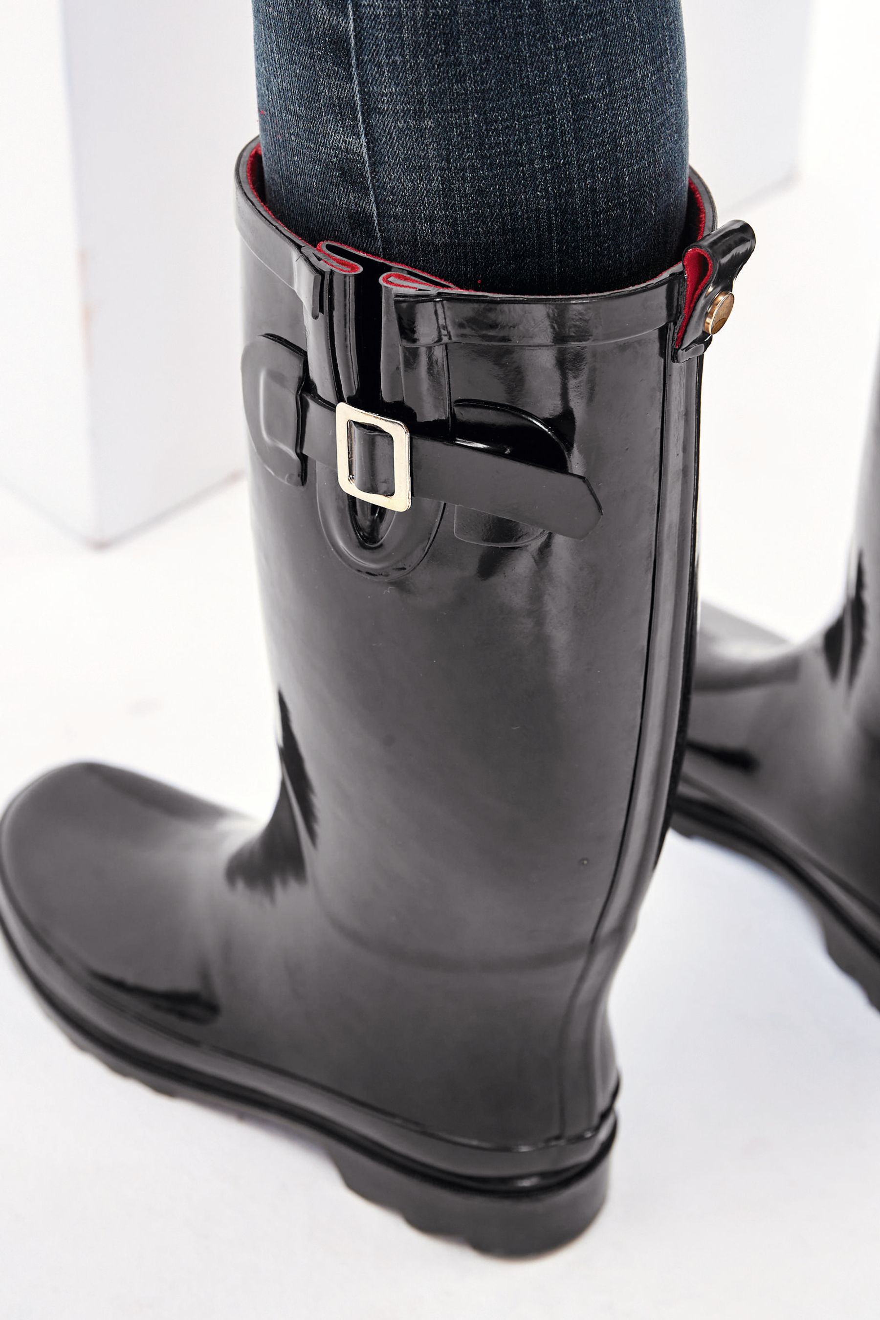 Black gloss wellies new arrivals