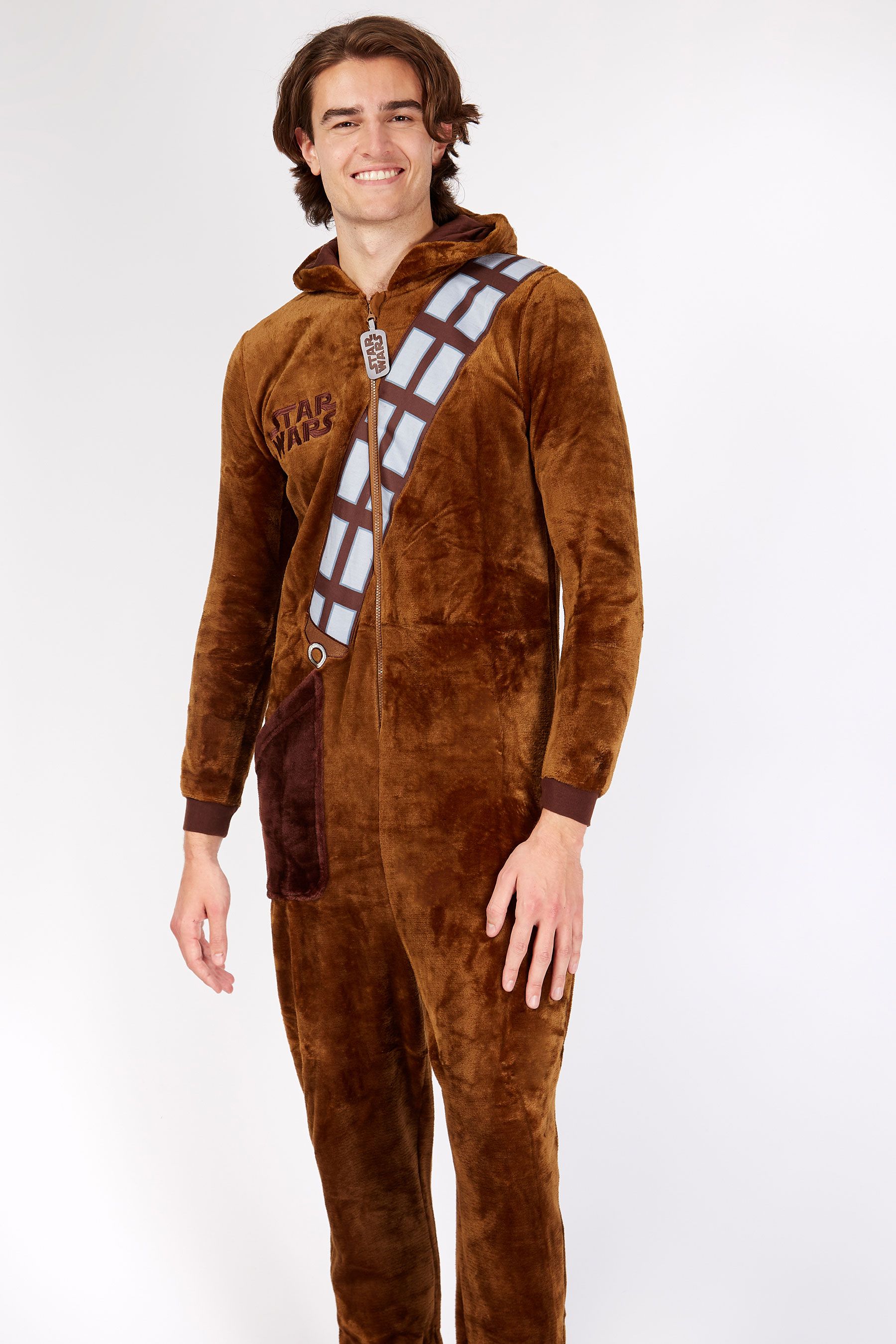 Buy Character Brown Mens Star Wars Chewbacca All in One from the