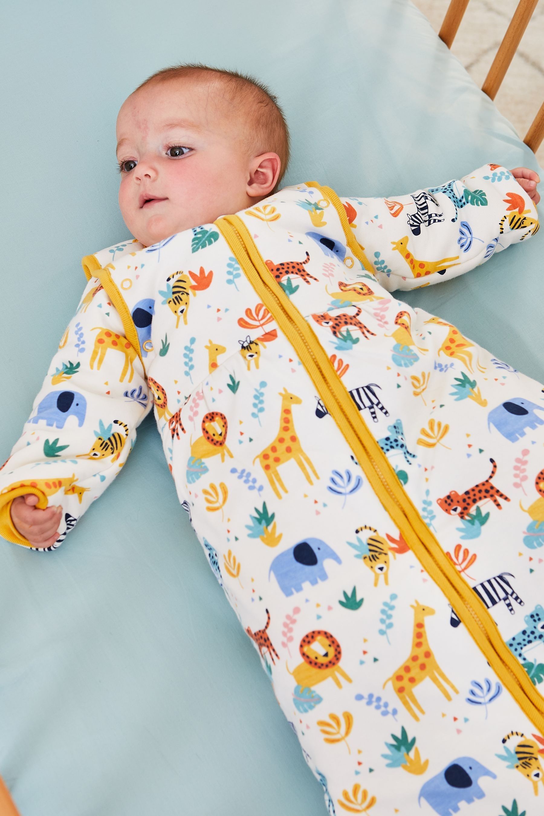 Buy JoJo Maman Bebe White Safari 3.5 Tog Baby Sleeping Bag from the Next UK online shop