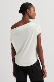 Lauren Ralph Lauren Cream Arlaine Short Sleeve Pullover Polo Shirt - Image 2 of 8
