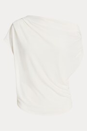 Lauren Ralph Lauren Cream Arlaine Short Sleeve Pullover Polo Shirt - Image 8 of 8