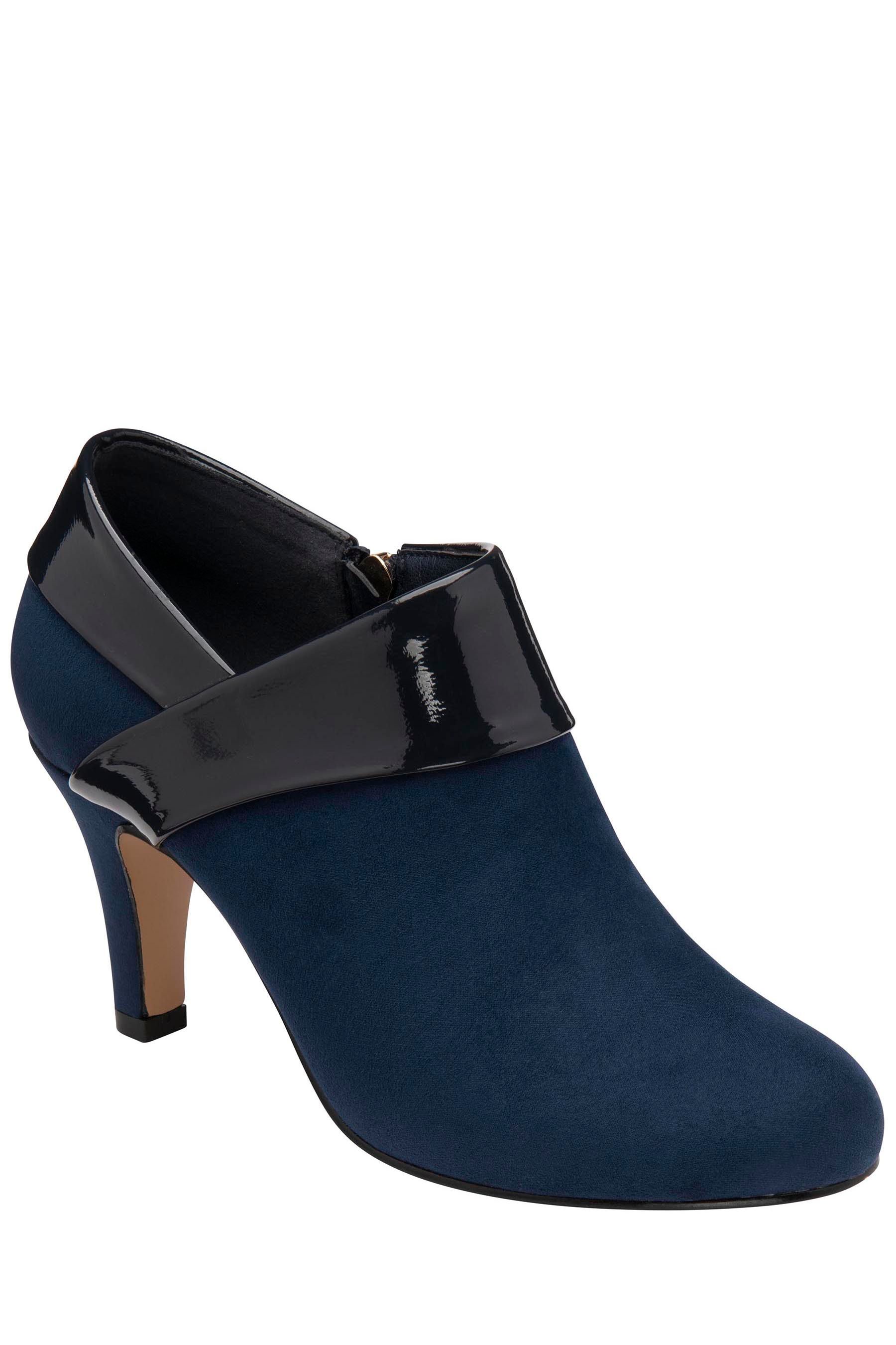 Buy Lotus Navy Blue Lotus Stiletto Heel Shoe Boots from Next Luxembourg