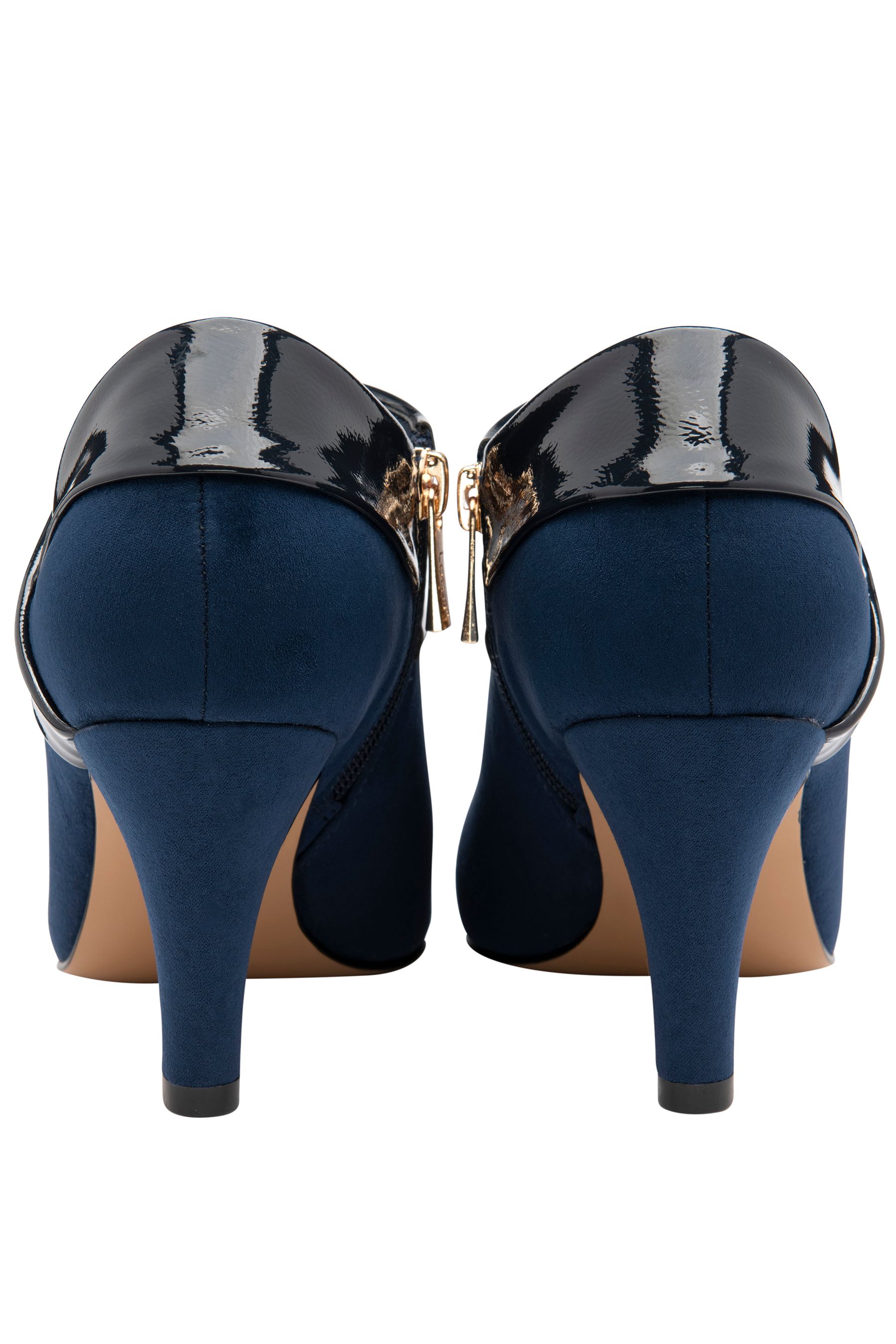 Buy Lotus Navy Blue Lotus Stiletto Heel Shoe Boots from Next Luxembourg
