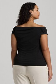 Lauren Ralph Lauren Curve Giannia Jersey Top - Image 2 of 5