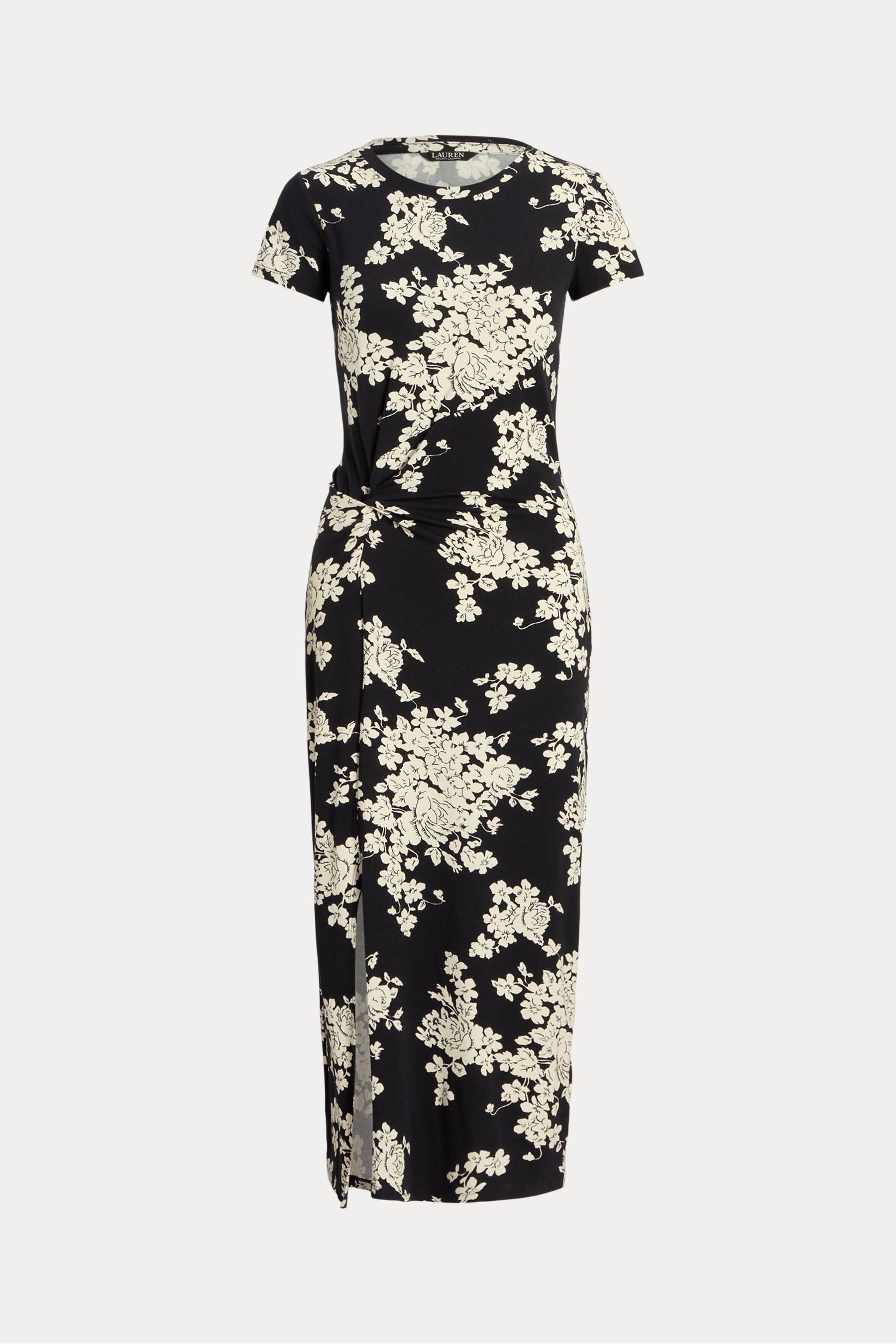 Lauren ralph lauren floral jersey dress deals