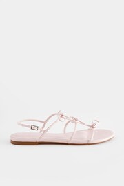 Pale Pink Regular/Wide Fit Forever Comfort ® Bow Slingback Sandals - Image 6 of 10