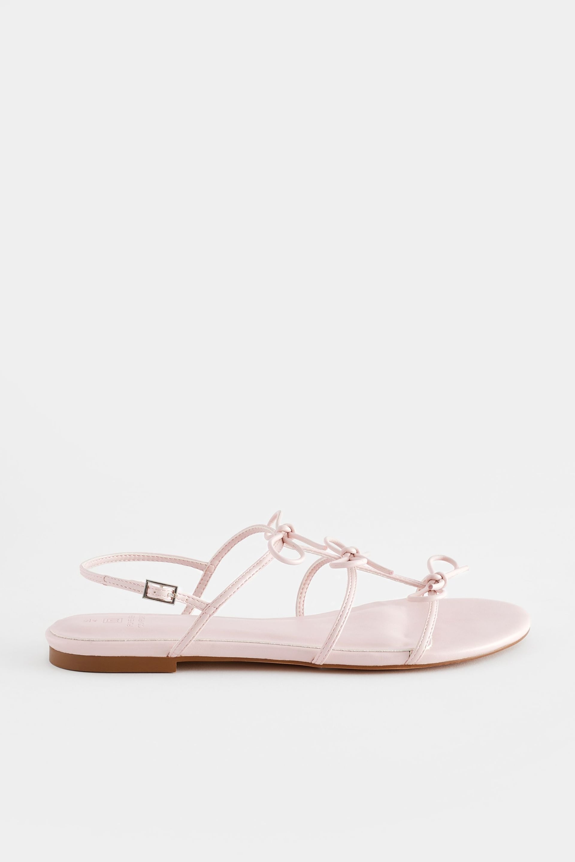 Pale Pink Regular/Wide Fit Forever Comfort ® Bow Slingback Sandals - Image 6 of 10
