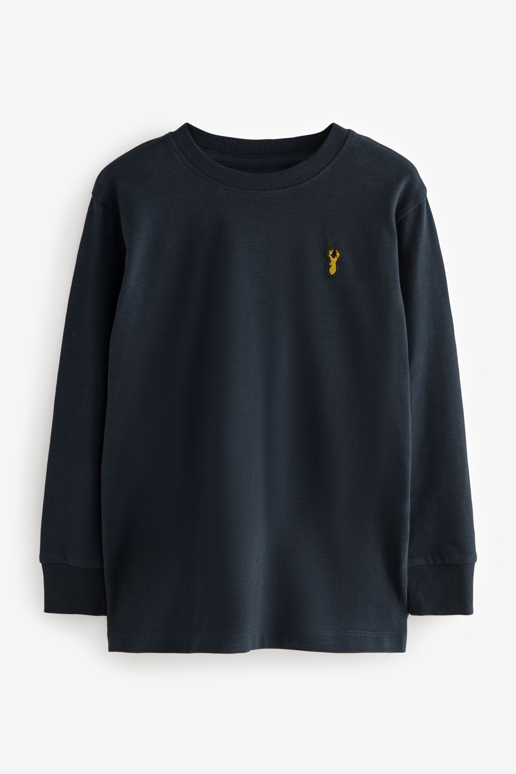 Buy Blue Long Sleeve Cosy 100 Cotton T Shirts 4 Pack 3 16yrs from the Next UK online shop