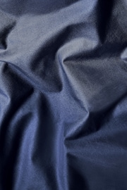 Navy Blue Collection Luxe 200 Thread Count 100% Egyptian Cotton Percale Duvet Cover And Pillowcase Set - Image 5 of 5