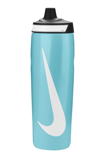 Nike Blue Refuel Grip Water Bottle 710ml