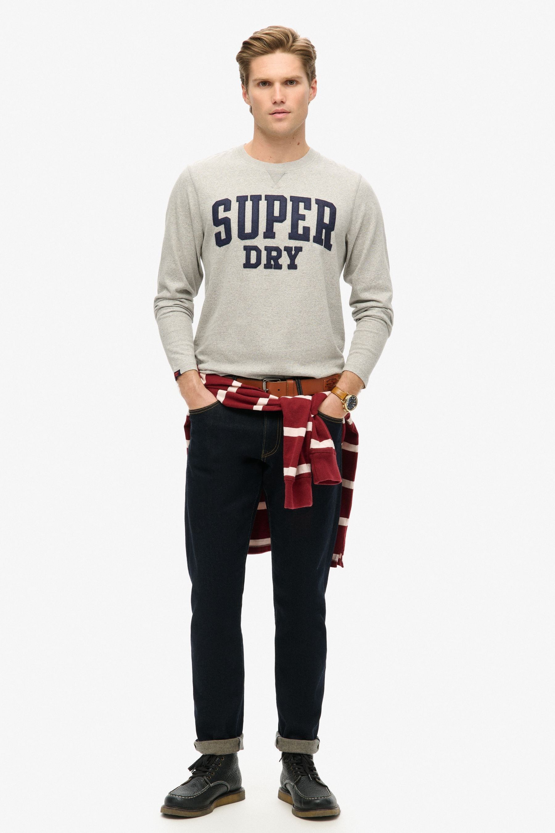 Superdry long sleeve t shirt on sale