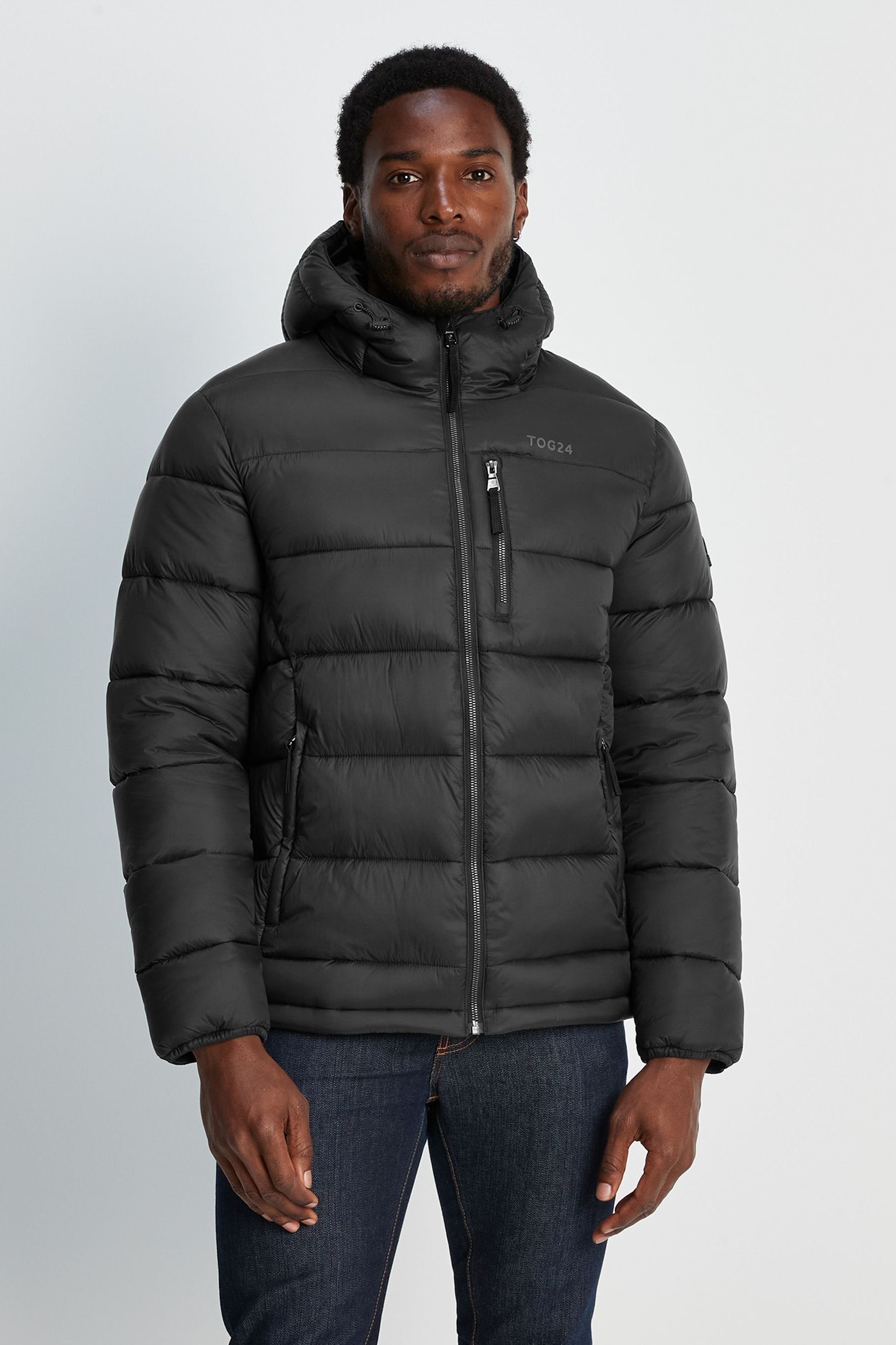 Buy Tog 24 Mens Maloney Padded Black Jacket from the Next UK