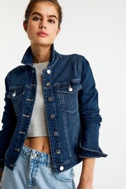 Dark Blue Wash Denim Jacket - Image 1 of 7