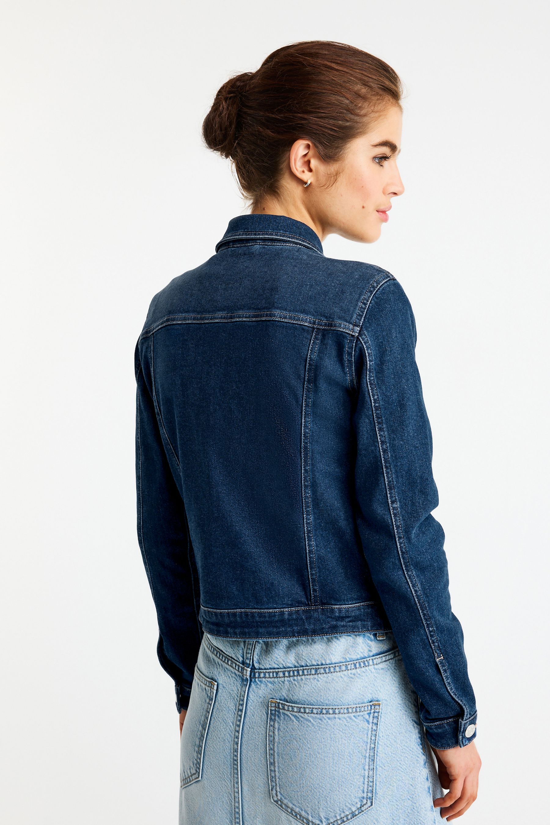 Jaket jeans blue wash outlet